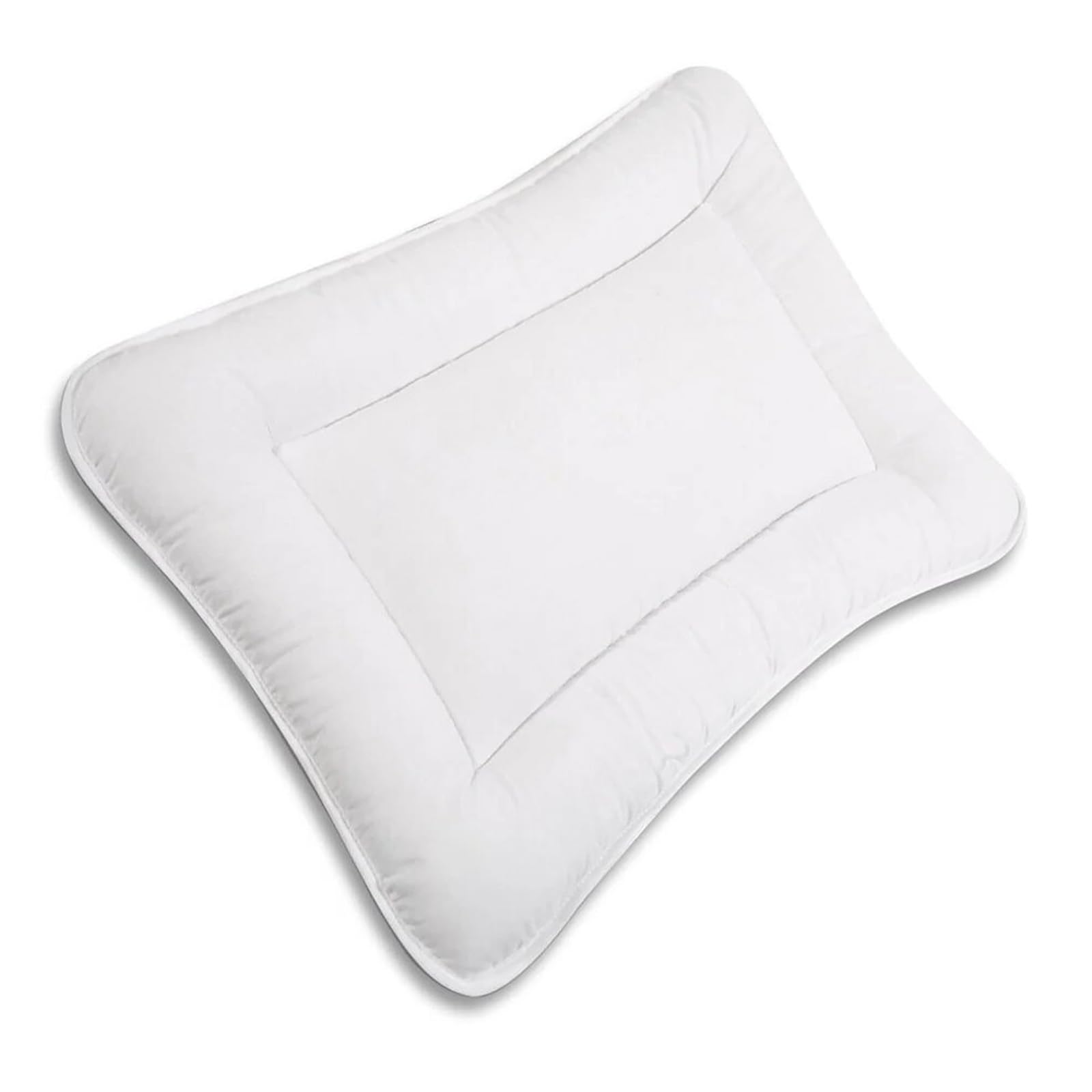 EDS Toddler Pillow for Sleeping 40 x 60 cm Cot Bed Soft Organic Cotton Flat Kids Pillow Breathable Travel Pillows for Baby Junior Toddler (2)