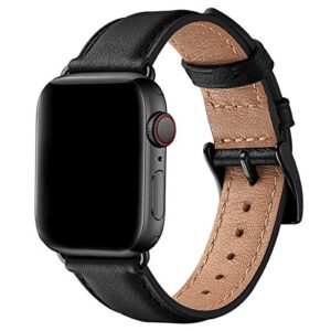 SUNFWR Leather Straps for Apple Watch Strap 44mm 45mm 42mm 49mm 46mm