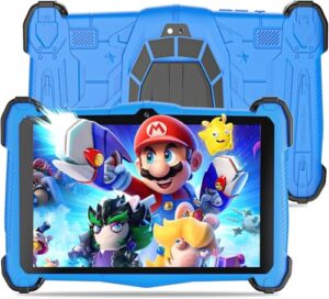 Semeakoko Kids 7 Inch Tablet-Android 14 Tablet for Ages(3-12)