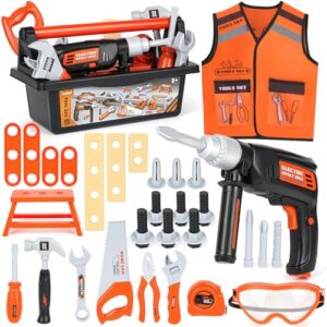 Vanplay Boys Toys Kids Tool Set with Tool Box