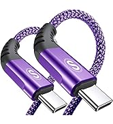 5A USB C Cable, [2M 2-Pack] Huawei Super Charge Type C 40w Fast Charging Charger Nylon Braided Co...