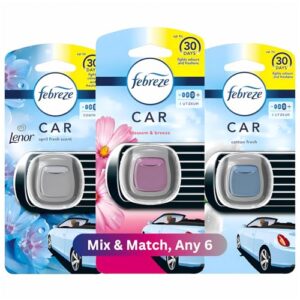 Febreze Car Vent Clip Air Freshener Mix & Match Any 6 | Blossom & Breeze