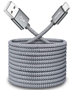 CLEEFUN Long USB-C to USB-A 2.0 Fast Charger Cable 3 M