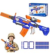 VATOS Automatic Foam Blaster Toy Guns, M416 2 IN 1 Auto-Manual Toy Gun with 70 Darts, Shooting Ga...