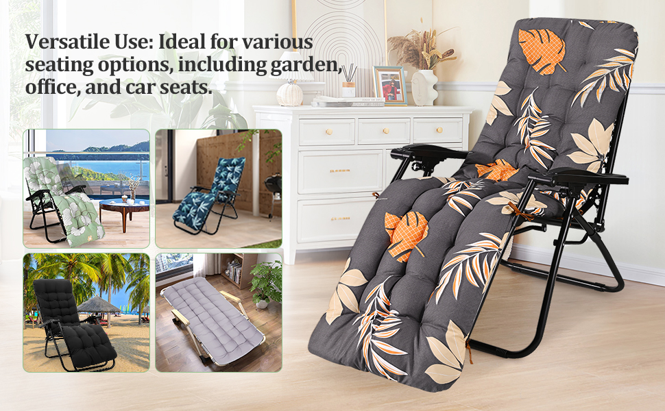 Thicken Sun Lounger Cushions Only
