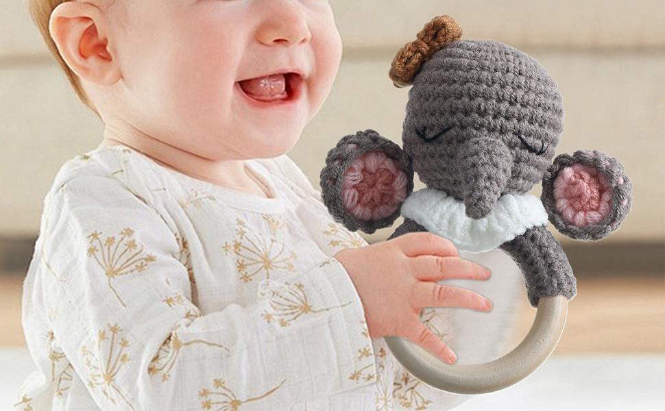 Baby Rattle Teether Toy