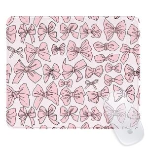 Ksriylm Square Aesthetic floral pattern Mouse Pad Office Home Personalized Mouse Mat Waterproof Non-Slip Rubber Base Computer Mouse Pads for Wireless Mouse
