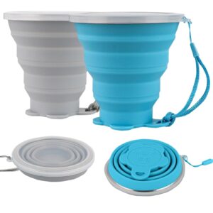 ddLUCK Silicone Collapsible Camping Cup