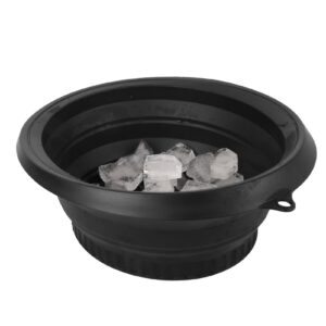 Face Ice Bath Bowl - Foldable Silicone Wash Basin with Ice Tray | Quick Cooling Facial Soak