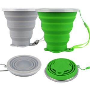 ddLUCK Silicone Collapsible Camping Cup