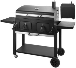 Smoker Barbecue Charcoal Portable BBQ with Waterproof Cover