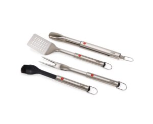Joseph Joseph GrillOut 4-Piece Stainless Steel BBQ Utensil Set with Storage Case