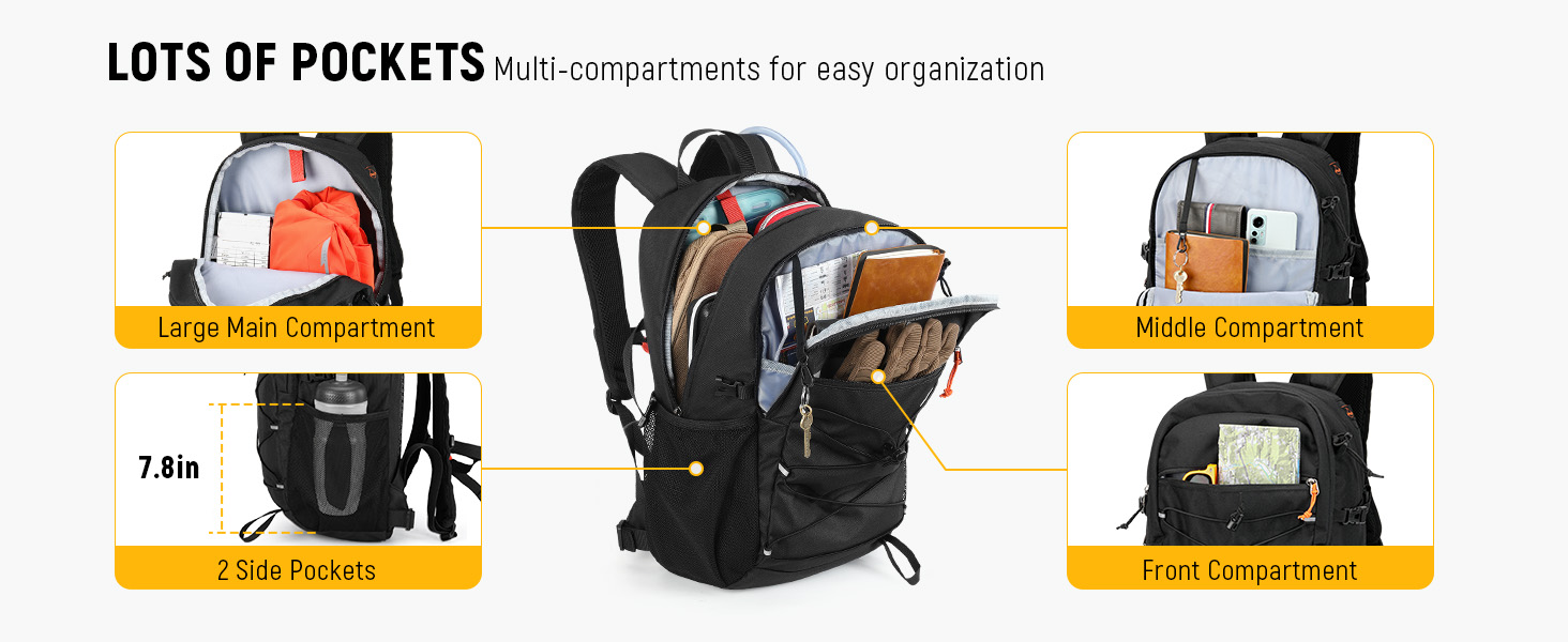 HALOVIE 20L HIKING BACKPACK