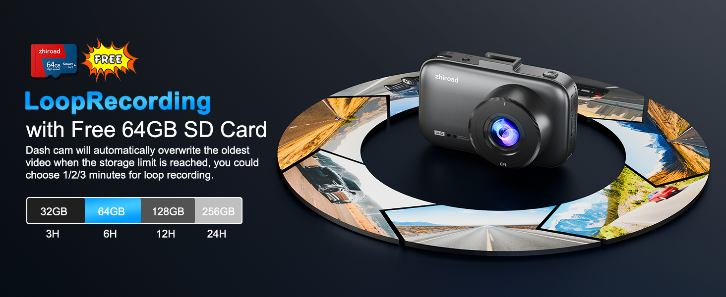 dash cam front and rear