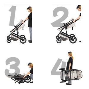 3 in 1 Baby stroller