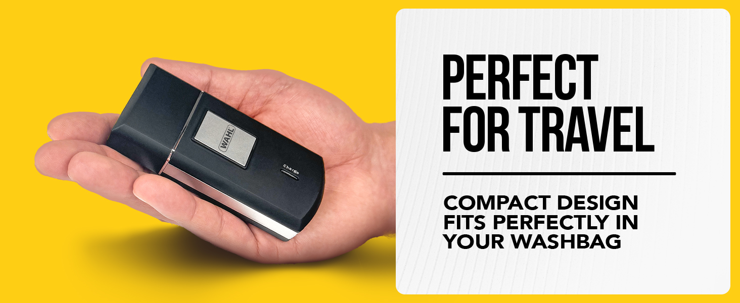 Pocket Shaver, portable, shaving, travel, Wahl. rechargeable , portable, flexible foil,
