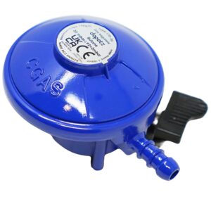 Dapetz ® Butane Clip On Gas Regulator With 30 mbar Fits Calor Flogas 21mm inlet Caravan Motorhome For Flogas Calor 7KG