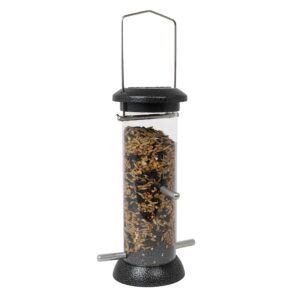 DIVCHI Bird Feeder Niger Seed Birdfeeder Heavy Duty Hanging Feeders Birdfeeder For Garden Wild Birds (Medium)