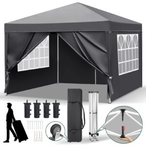 Bonnlo Gazebo with Sides 3m x 3m