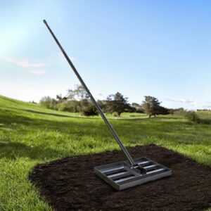 Warmiehomy Garden Rake Lawn Leveling Rake 43*25.4 CM