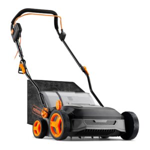 VonHaus Lawn Scarifier/Aerator/Rake Electric 1600W – for Dethatching/Raking Grass of Thatch