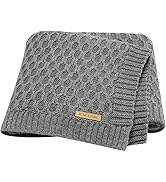 Neiwech Baby Blanket Boy Girl Knit Soft Swaddle Receiving Blankets for Newborn Nursery Infant Cri...
