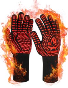 Beesgarden BBQ Gloves extreme heat resistant 800°C / 1472°F