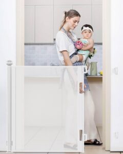 Monkrict Retractable Baby Gate Extends up to 55" Wide