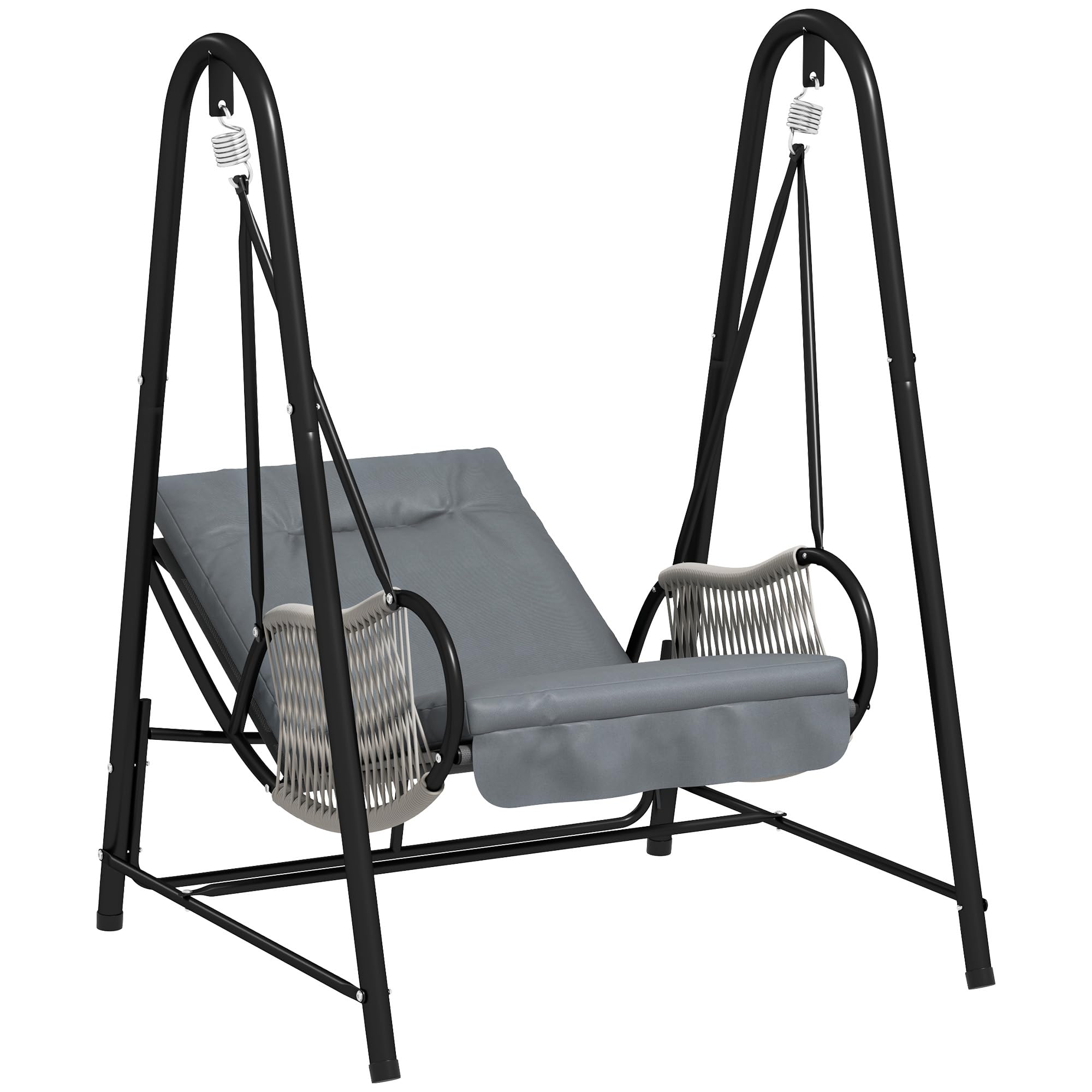 Outsunny Rattan Swing Chair