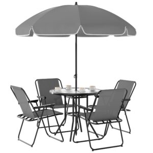 Outsunny 4 Seater Garden Furniture Set