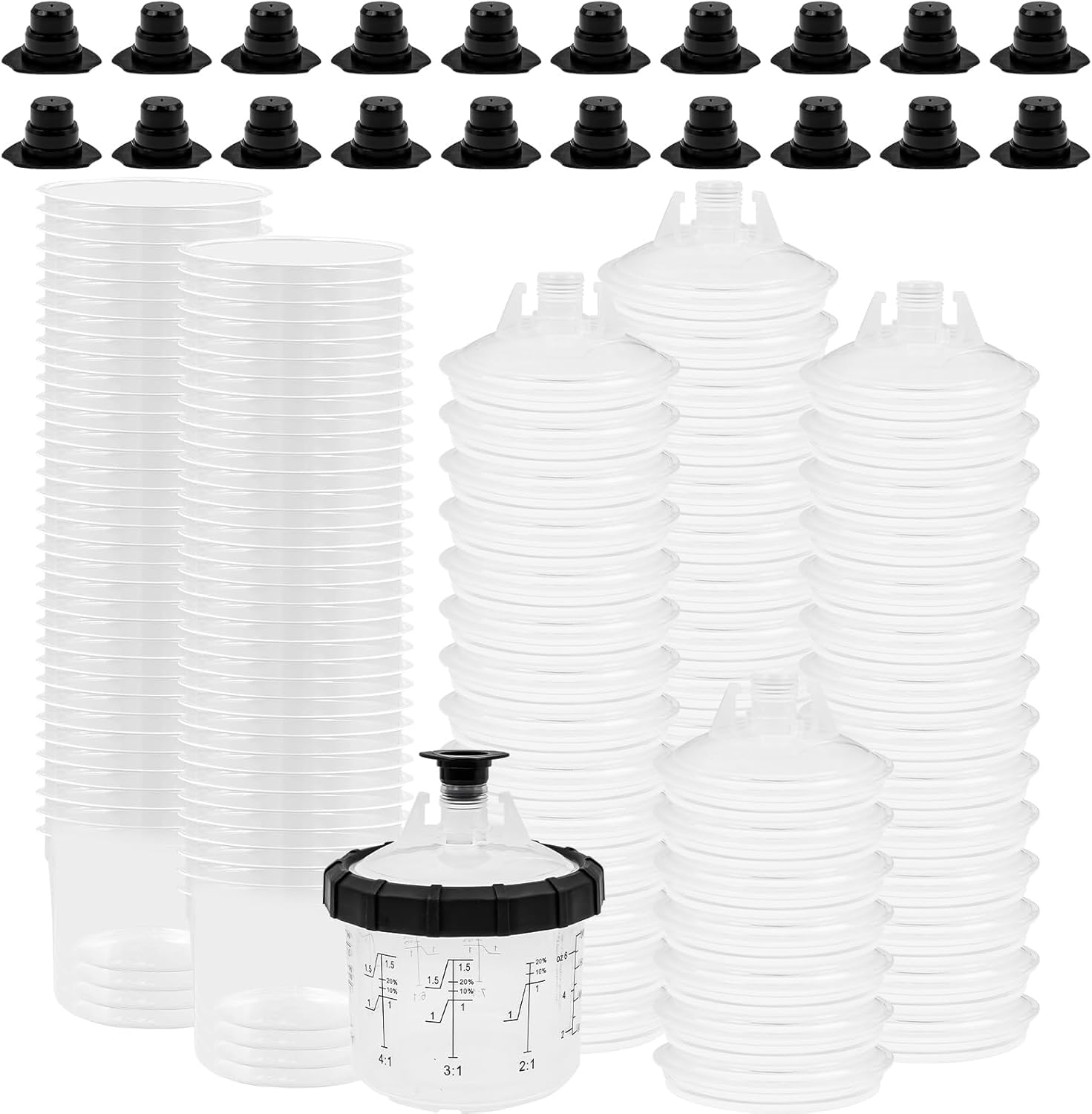 Disposable Paint Spray Mixing Cups for Automotive Paint Gun