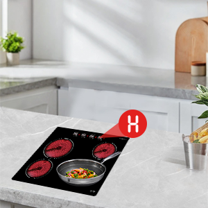 6000W Electric Hob 60cm