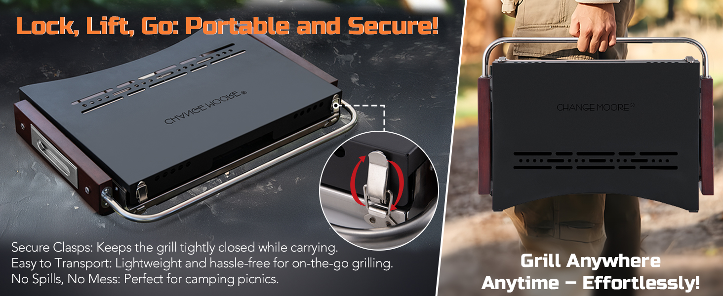 Tabletop Foldable Barbeque Grill