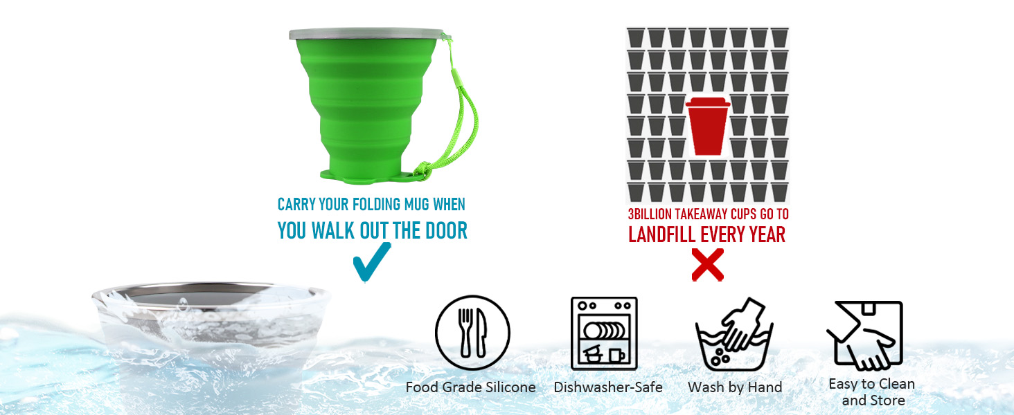 collapsible coffee cup