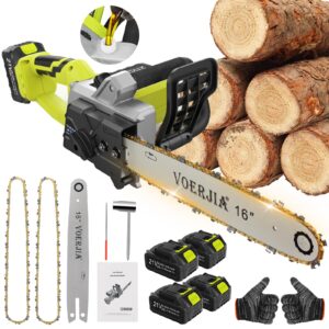 VOERJIA 16 Inch Brushless Cordless Chainsaw