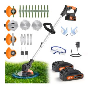Metal Blade Cordless Strimmer 21v Grass Trimmers Easy to use