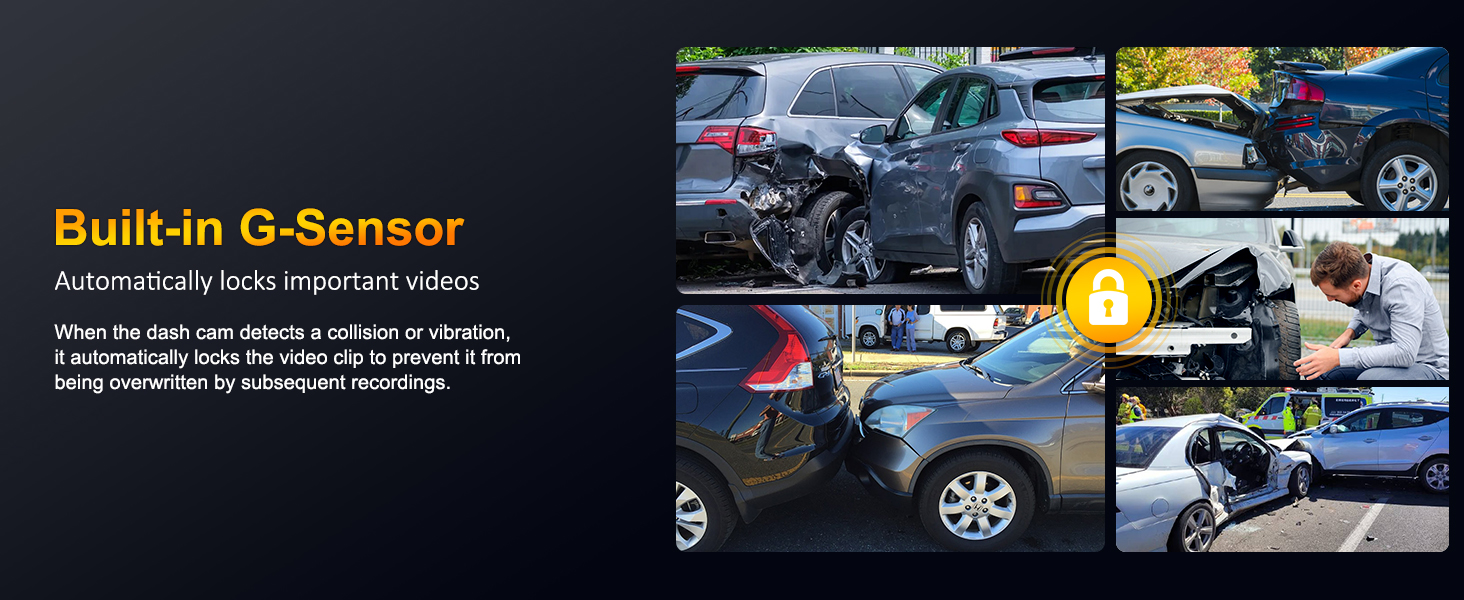 dash camera for cars front and rear