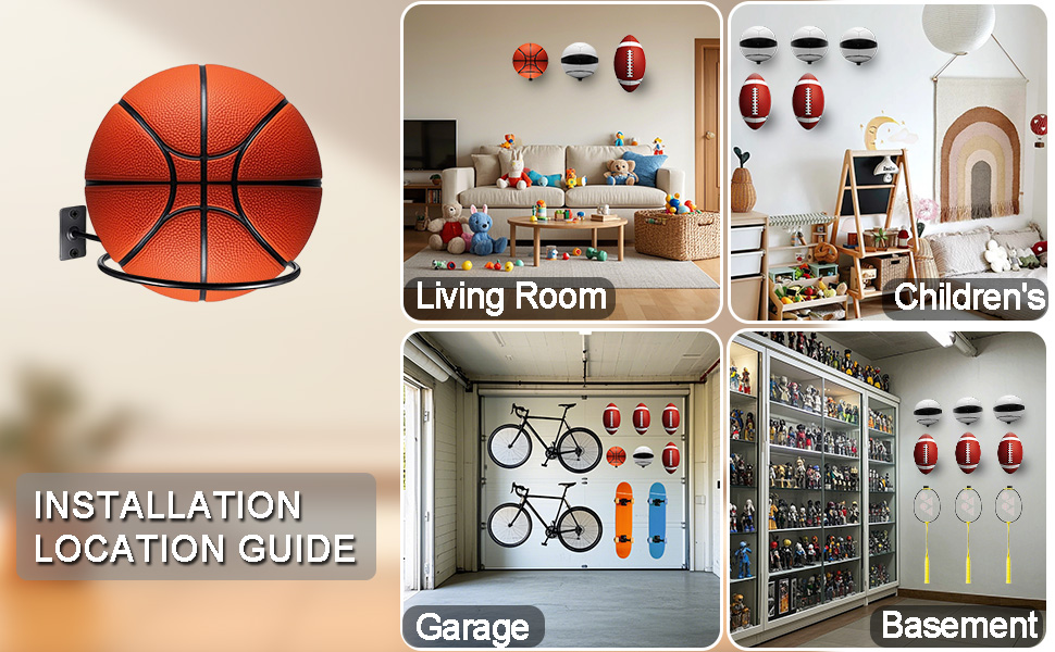 ball holders for wall