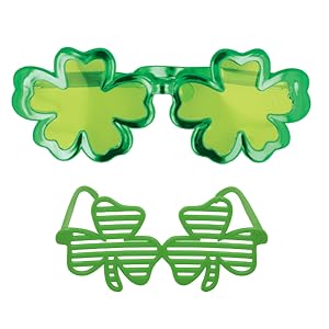 St. Patrick's Day Shot Glass with Necklace