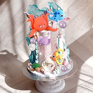 under the sea cake toppers under the sea cake decoration under the sea birthday decoration