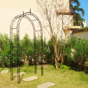 SCENDOR Garden Arbour Arch 98.4" H x 46.5" W