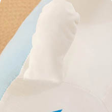 Plush toy stitching details