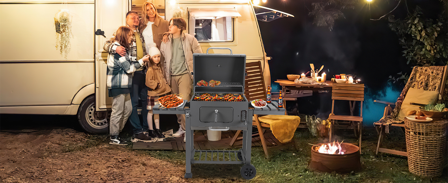 Charcoal Portable BBQ Grill