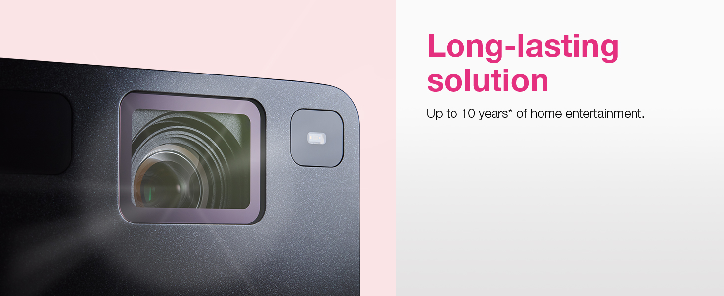 Enjoy entertainment for up to 10 years