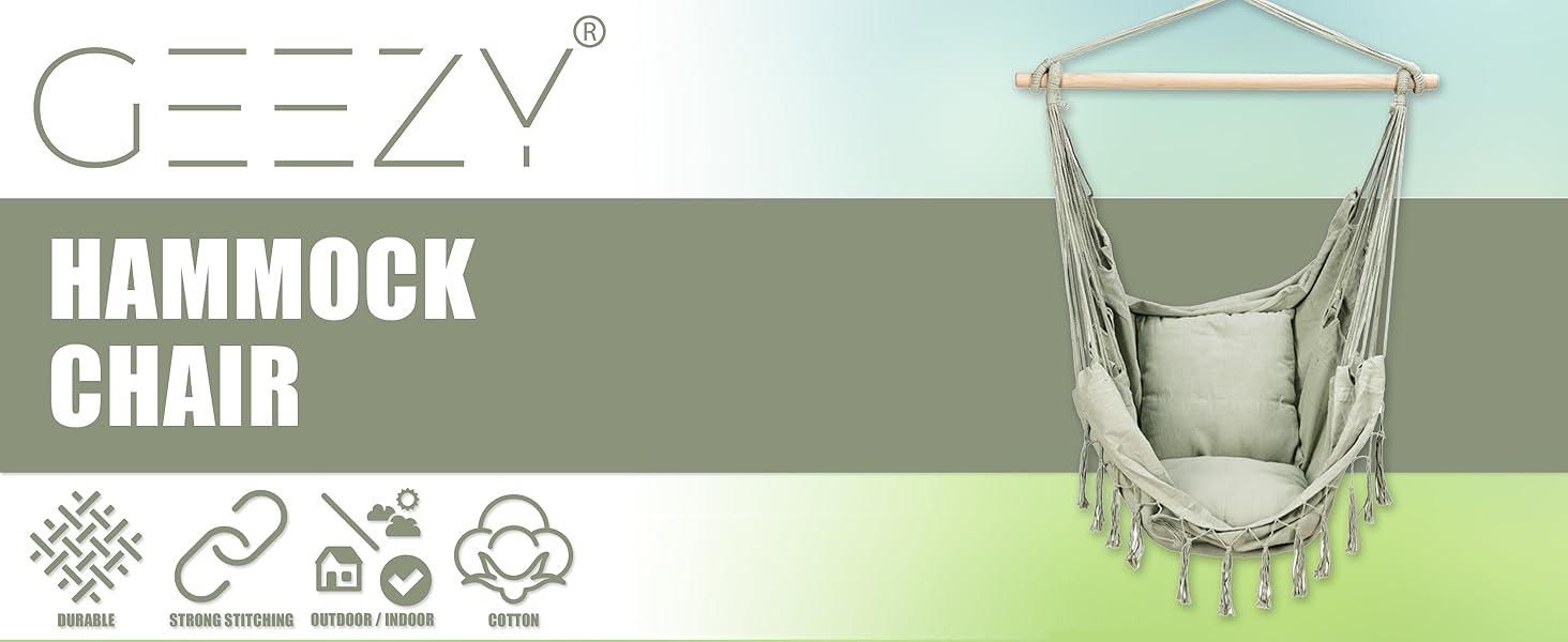 Hammock chair hanging chair outdoor swing chair indoor swing chairs indoor hammock chair