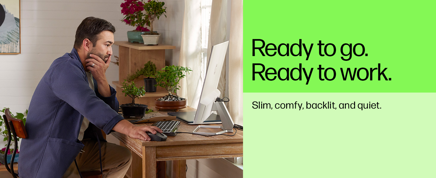 HP 400 Backlit Wired Keyboard