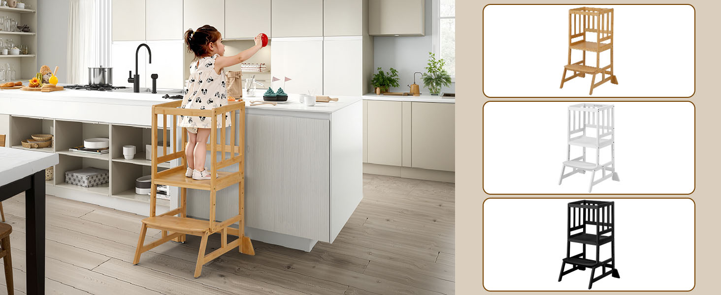 COSYLAND Nursery Step Stool for Kids