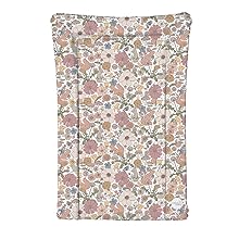garden flowers baby changing mat