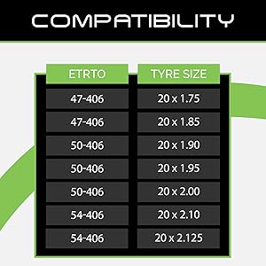 20 inner tube compatibility