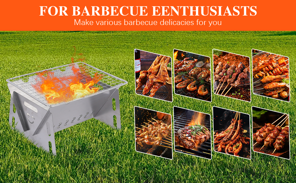 2 in 1 wood burning fire pit grill